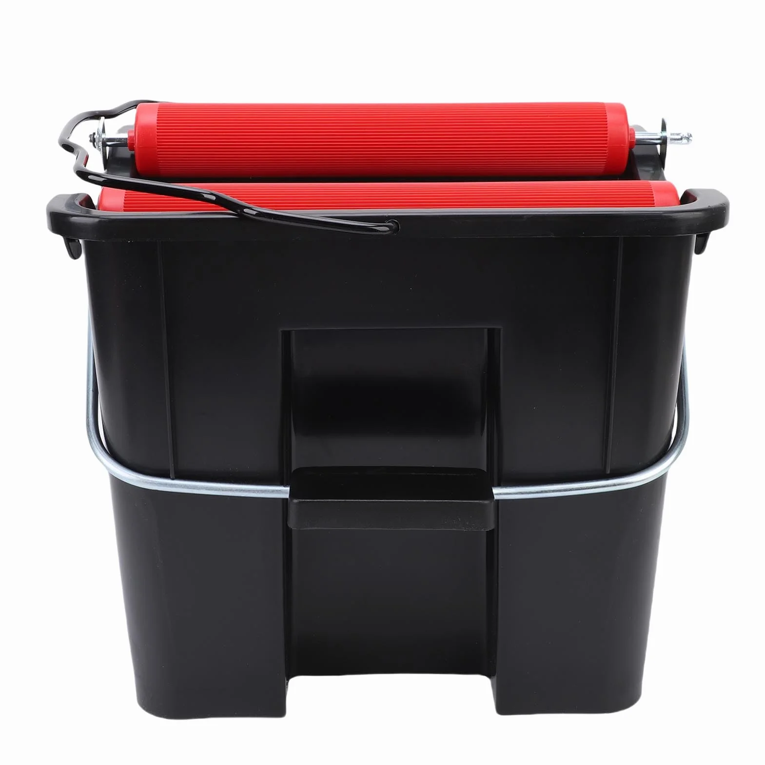 Keenso Cubo para Fregona con Pedal de 14 litros, Cubo para Limpieza de Suelo con Presión de Pie Que Ahorra Mano de Obra con ABS Resistente y Diseño de Metal, para Barcos, Yates,