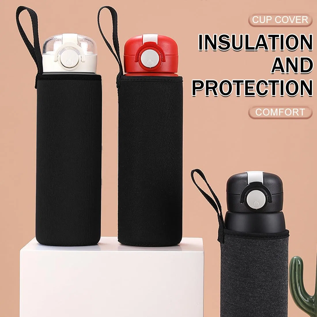 2 bolsas térmicas para botellas, bolsas para botellas, fundas térmicas para botellas de agua
