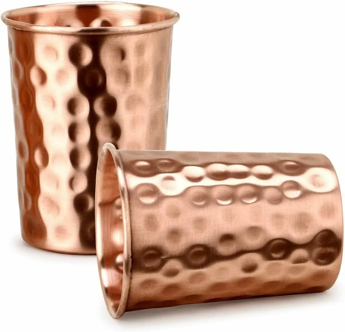 Taluka - Jarra de agua martillada de cobre puro con 2 vasos de vidrio martillado y 1 pajita de 70 onzas / 2000 ml/2 L para el hogar, restaurante, hoteles, regalos Ayurveda beneficios para la salud