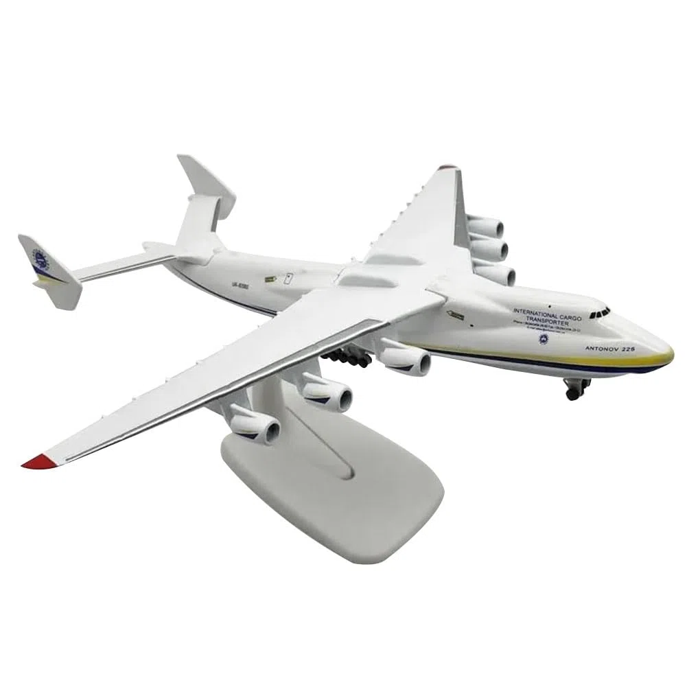 Antonov An-225 Mriya - Modelo de avión de aleación de metal, escala 1:400, para casa, oficina, librería, coleccionable