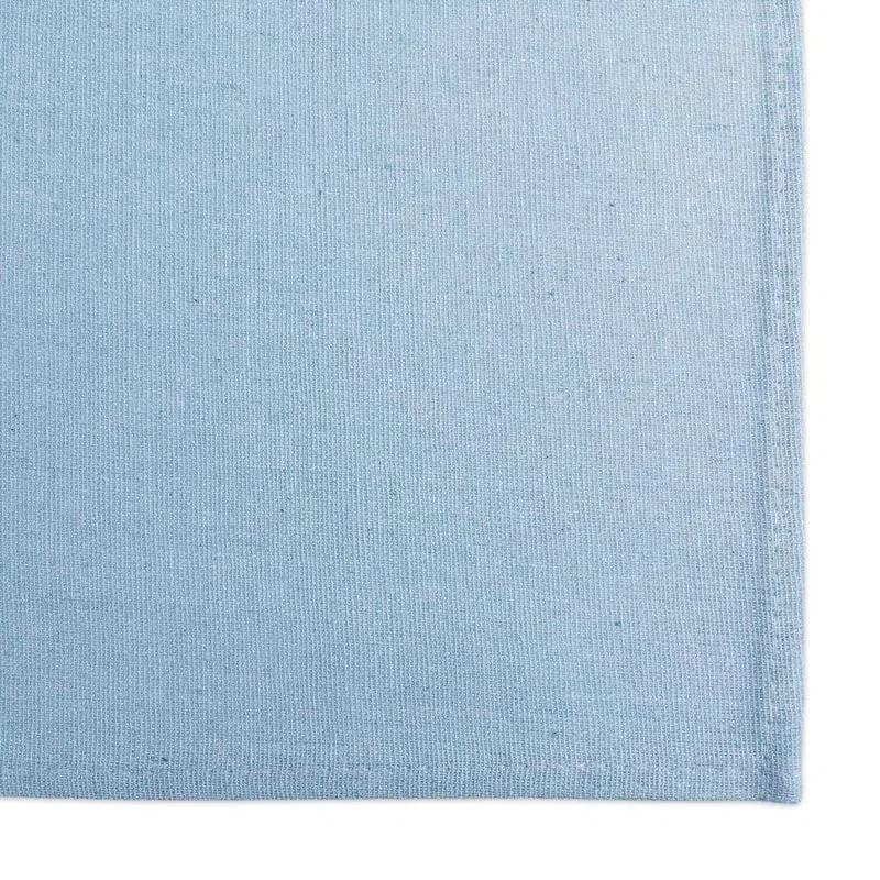 Servilletas de tela azul claro, 100 unidades, 40 x 40 cm, algodón