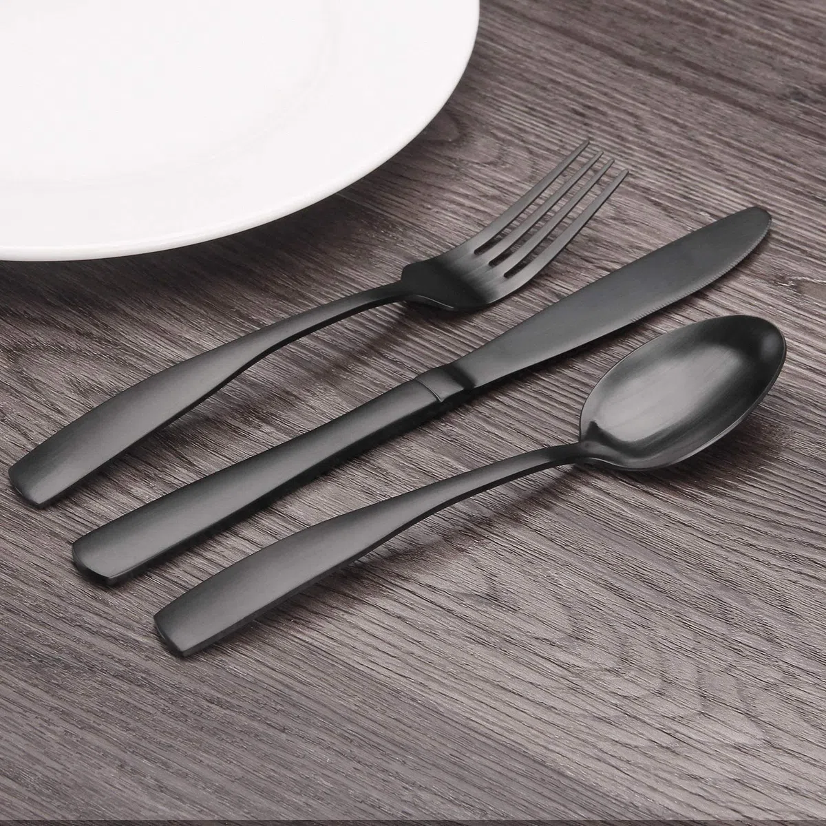 Silverware Set de cubiertos de acero inoxidable, vajilla para el hogar y el restaurante, apto para lavavajillas
