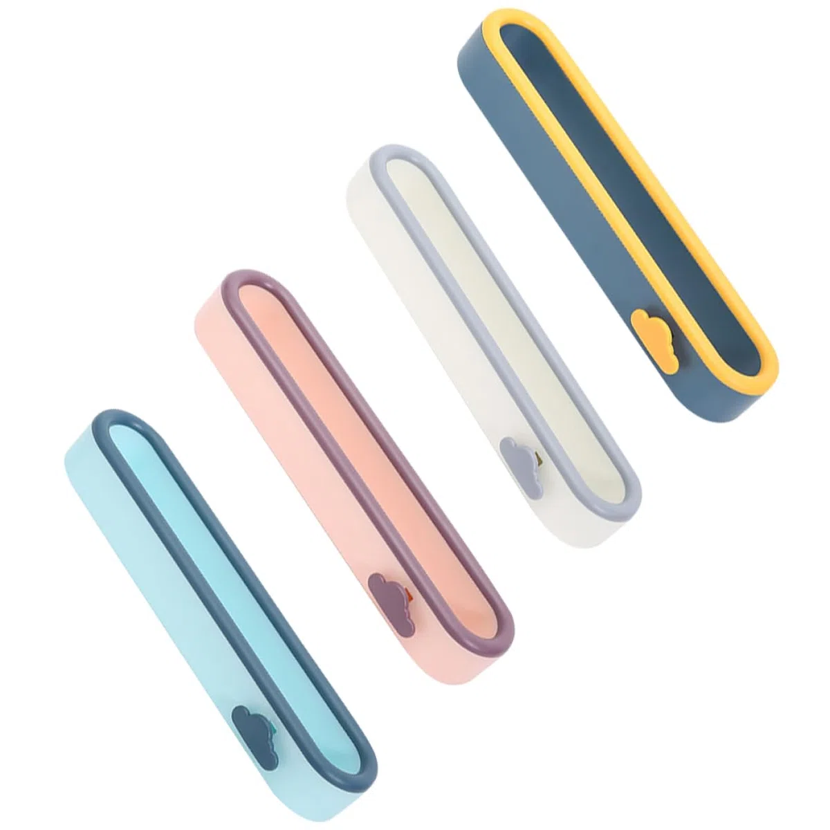 Alipis 4piezas Estante para Zapatos De Baño Organizador De Zapatos Percheros De Pared Ahorra Espacio