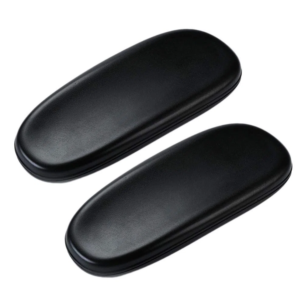 EXCEART Almohadillas Reposabrazos Silla Oficina 2 Piezas Cojines PU Antideslizantes 9.84X3.93X1.41 Pulgadas Alivio Dolor Soporte Brazo para Oficina Estudio Hogar