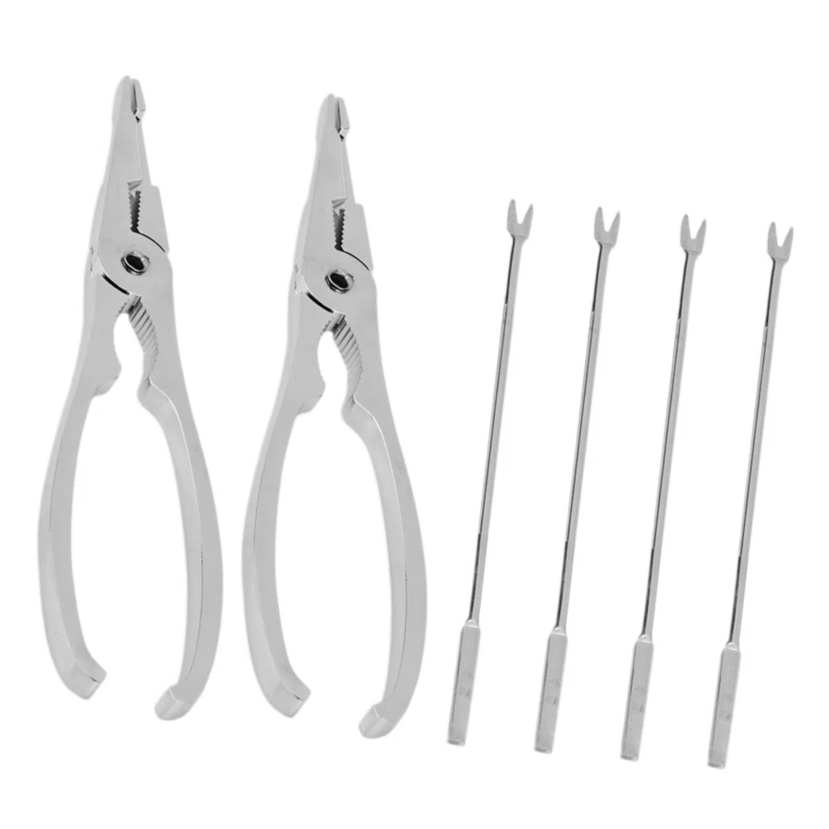 Tenazas para Marisco de Acero Inoxidable Cascanueces y Accesorios de Cocina Fáciles de Usar y Transportar para Disfrutar Mariscos en Casa