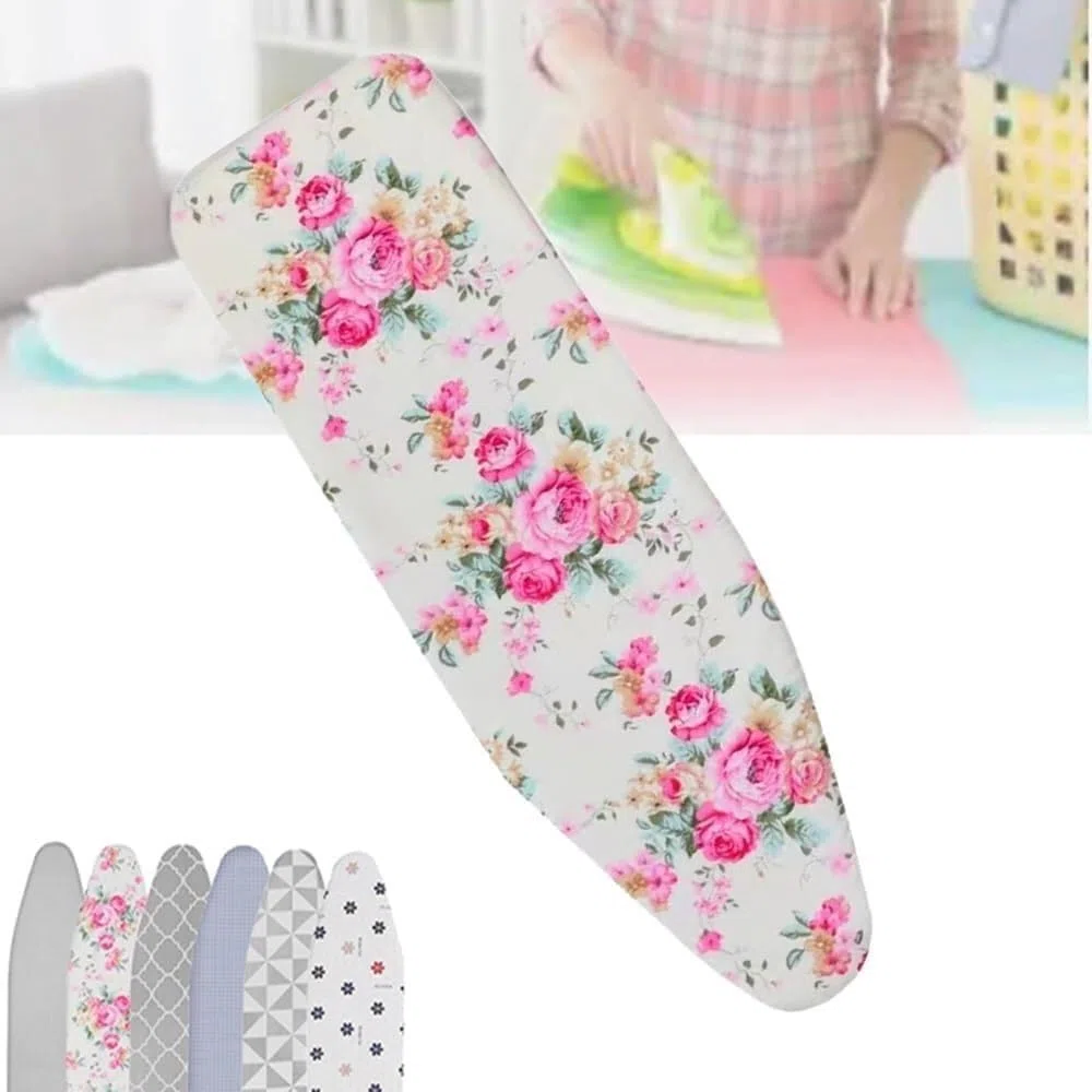 Fundas para Tablas de Planchar, Paquete de 3 Fundas y Almohadillas for Tabla de Planchar, Multicolor, Varios tamaños(Peony,13 X 44 Inch (34 X 110 Cm))