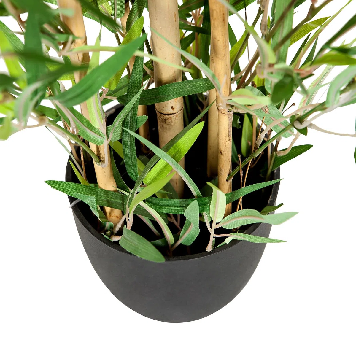 hjh OFFICE Planta Artificial Mini Bamboo Altura 100 cm Árbol de Bambú Artificial Verde Deco Planta de Interior Artificial, 871005