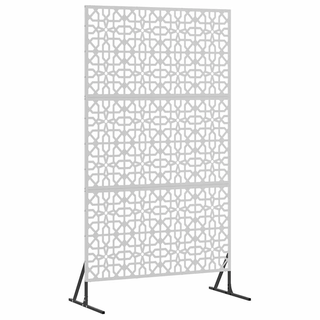 Genérico Pantalla de Privacidad Gris 100 x 50 x 180 cm Acero,Bricolaje,Vallas de jardín,Paneles de Vallas,Gris,868575