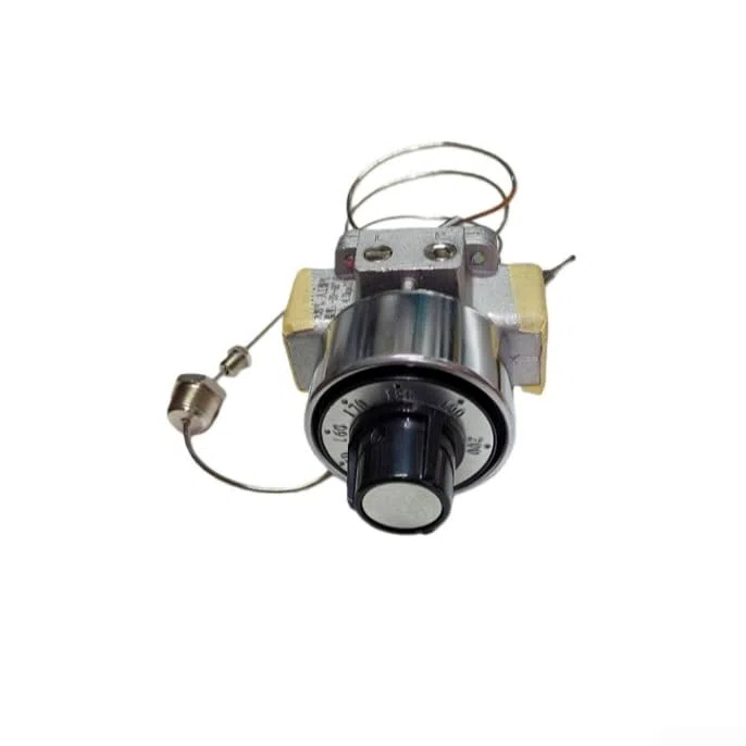 Válvula de termostato de cocina profesional para cocina, parte de freidora comercial, rango 150-200C, construcción de metal robusto, regulación segura