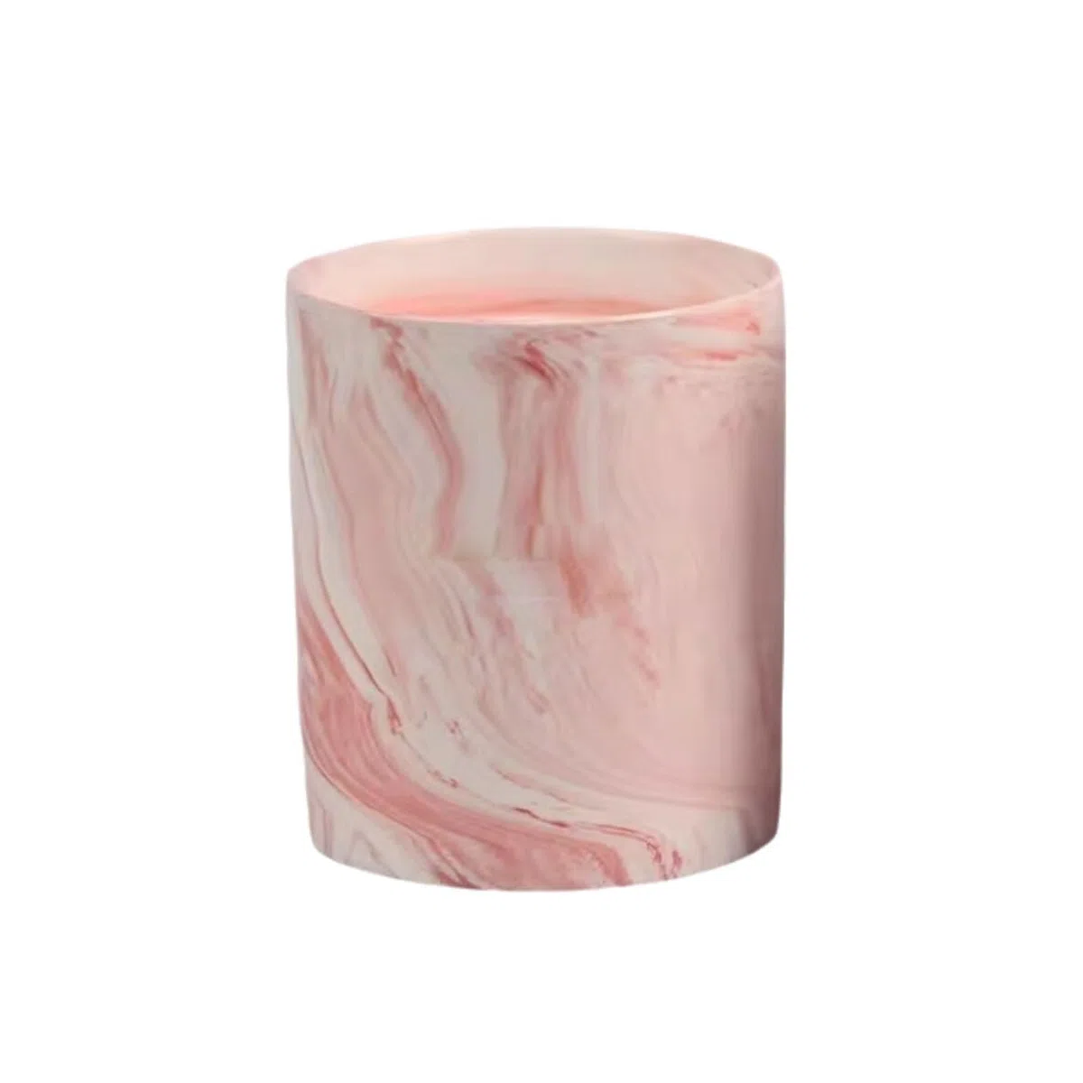 Velas de cerámica Vela de aromaterapia cilíndrica hecha con cera de soja y aceites esenciales de larga duración for mujeres y hombres(Pale Red)