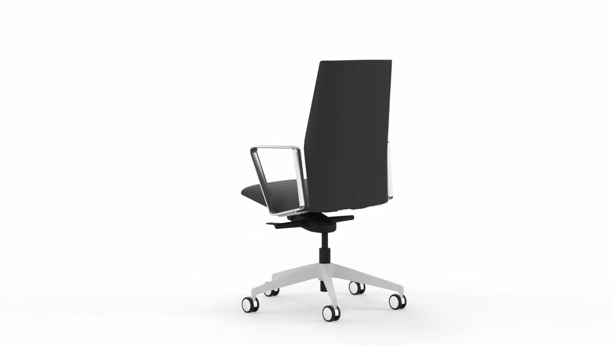 Sillón de Oficina de diseño Top Gama Profesional Allure Color Negro Silla Profesional de Escritorio