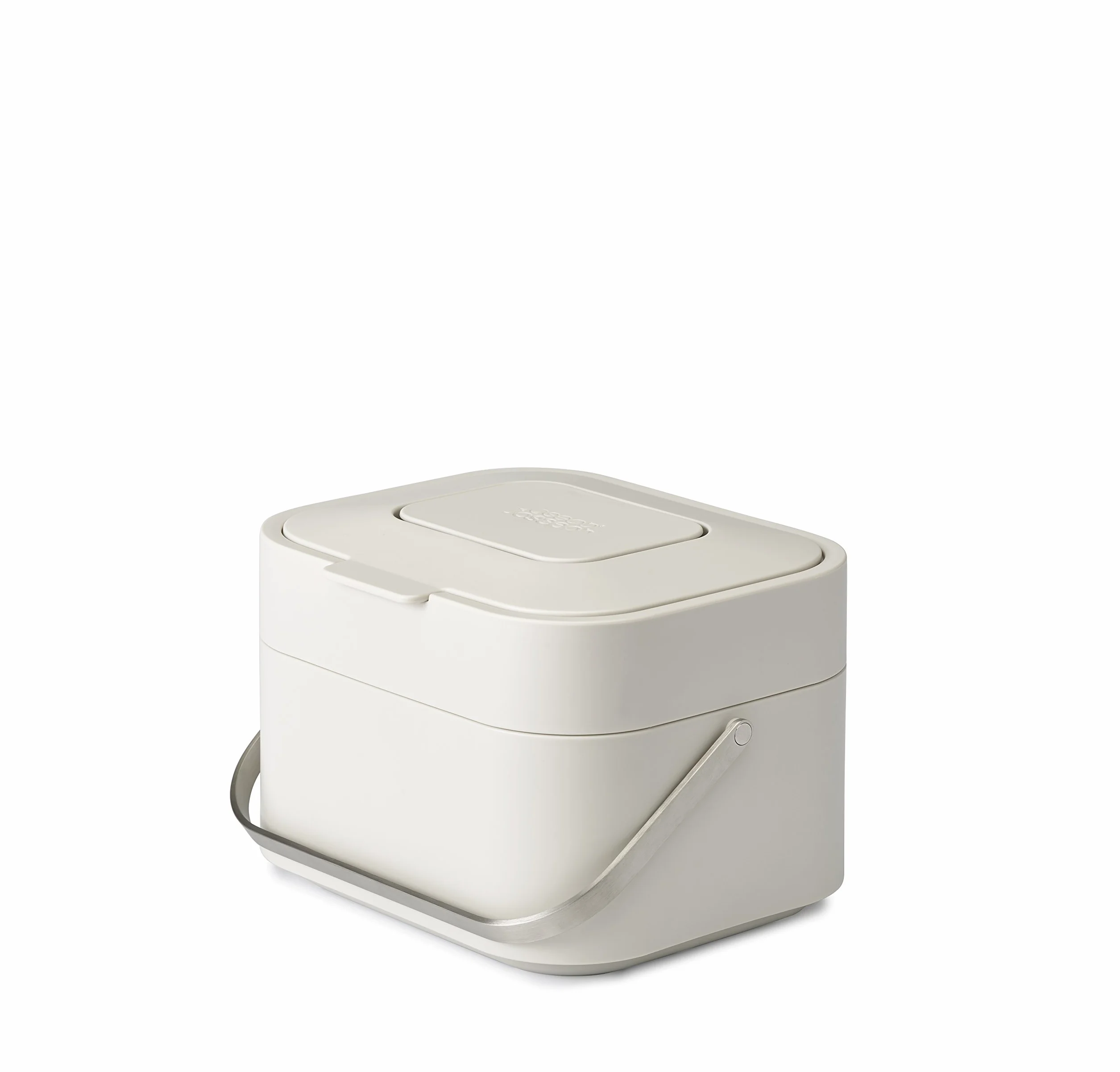 Joseph Joseph 30015 Cubo de basura con tapa, Stone, 4