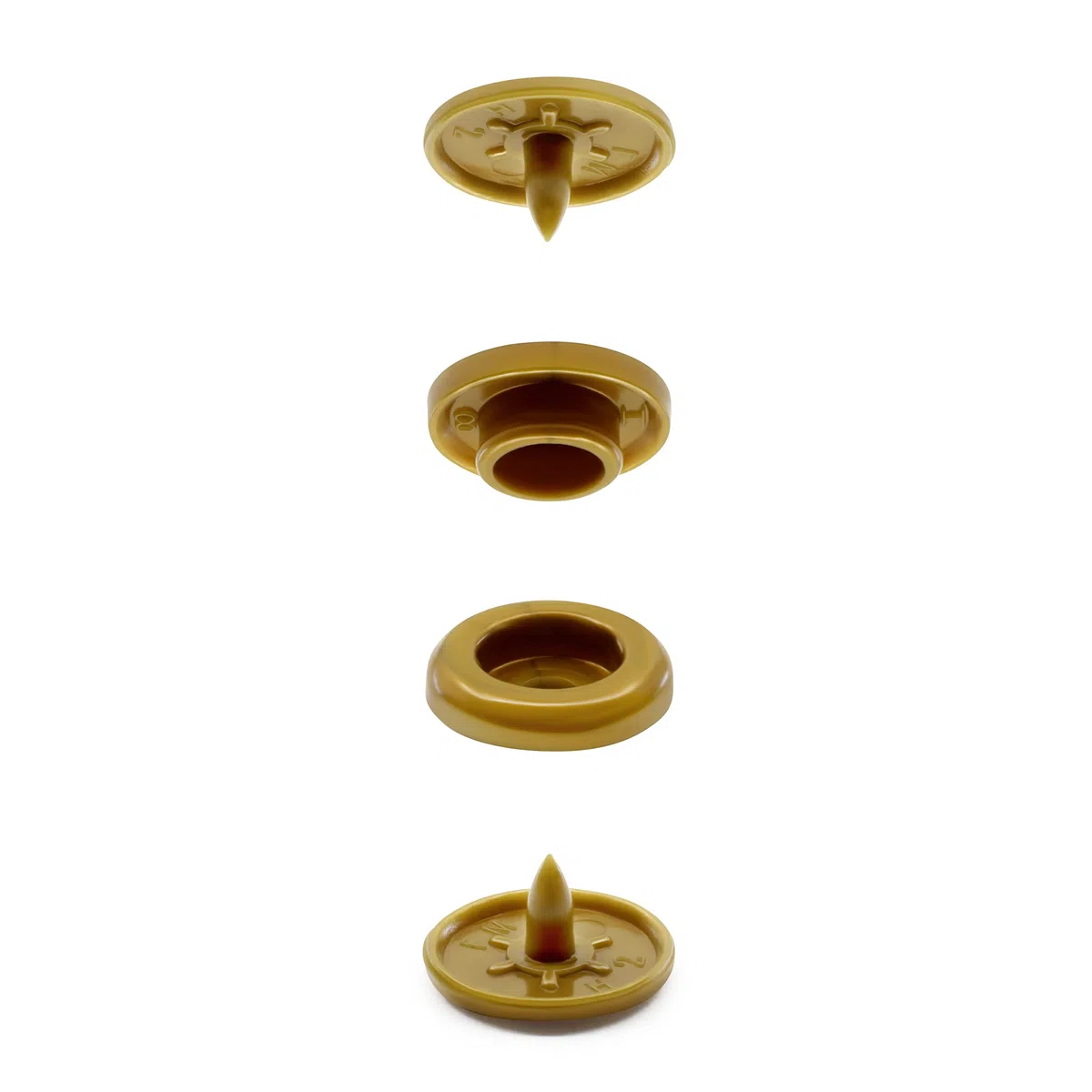 Dritz Broches Dorados, Talla 20