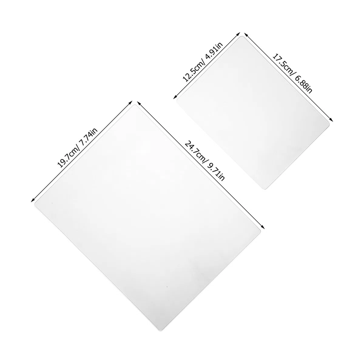 GALPADA 2piezas Gel para Impresión Gel Placas Reutilizables Manualidades Diarios y Fabricación de Tarjetas