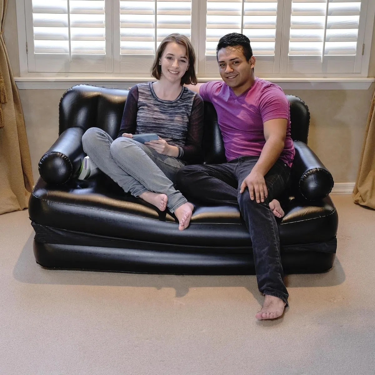 Sofá Hinchable Bestway Extra Confortable Chaise Lounger 165x84x79 cm
