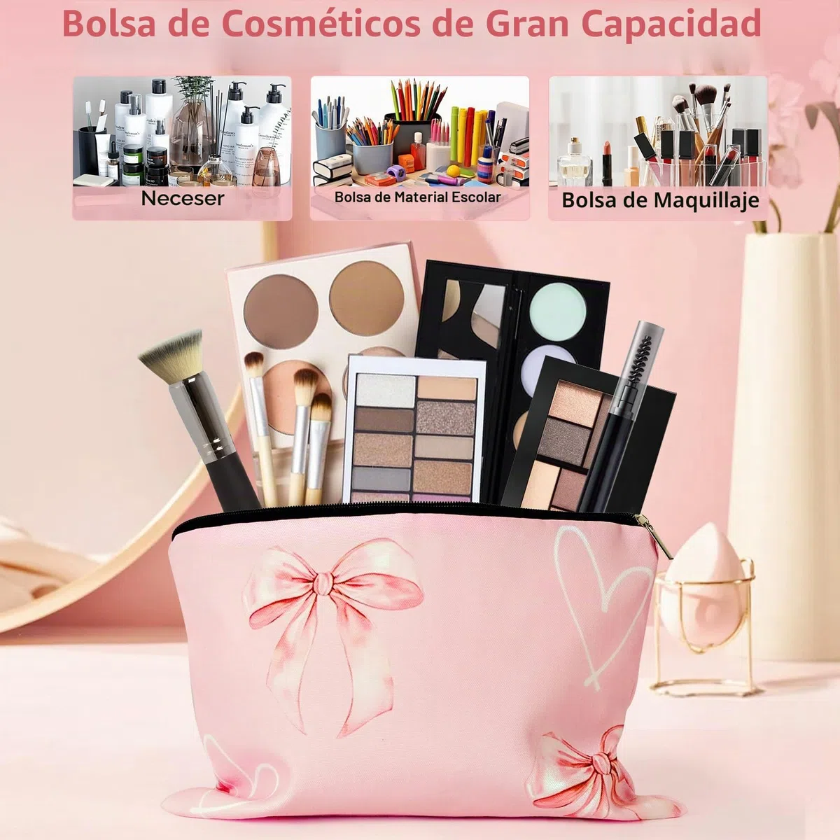 LURICO Regalos para niñas adolescentes 9 10 11 12 13 14 15 16 años regalo regalo de cumpleaños de la escuela con taza, pincel de maquillaje