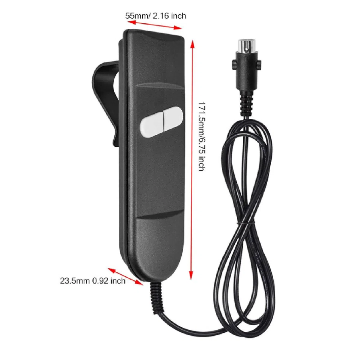 TOPINCN Reemplazo Remoto de Silla Elevadora, Sillón Reclinable Eléctrico de 2 Botones, Control Manual, Sillón Reclinable de Elevación Universal, Mando a Distancia, sofá Eléctrico