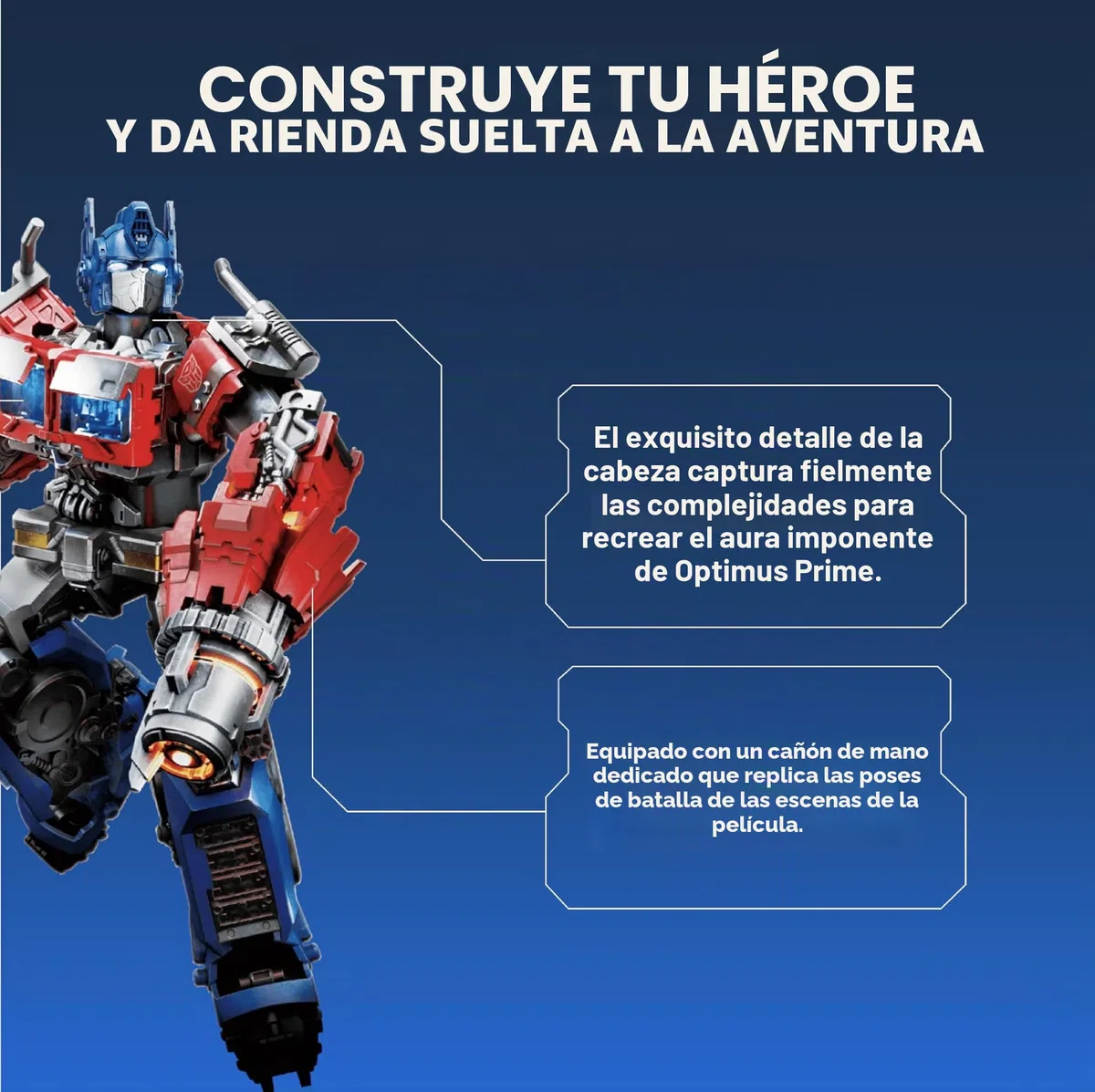 Transformers - Kit de modelo de plástico en kit Blokees Classic Class 01 Optimus Prime