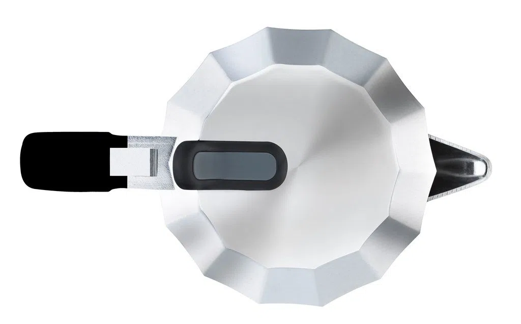 BRA Deluxe | Cafetera italiana, Aluminio, Plata, 12 tazas