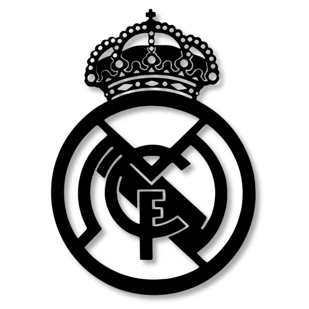 BUYLUX Cuadro Escudo R.Madrid Pared Madera - Decoracion Habitacion, Hogar Moderno - Regalos Originales para Hombre, Niño - Cuadros Decoracion Salon Modernos - Poster Futbol (R.Madrid)