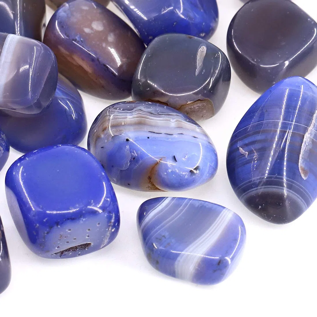 Swpeet ágata Marina calcedonia Piedras virutas aplastadas Cristal Natural Cuarzo Piezas