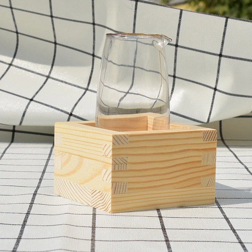 Taza De Madera De Sake, Caja De Madera, Juego De Vino, Tazas De Sake De Madera Hinoki, Suministros De Cultura De Sake Tradicional Japonés Masu