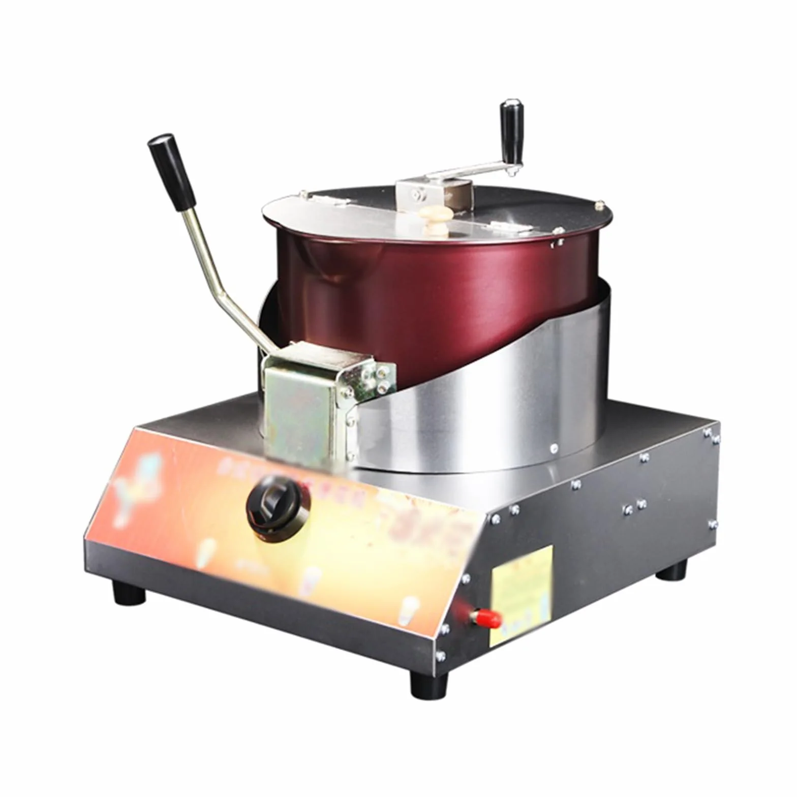 Máquina para hacer palomitas de maíz Máquina de palomitas de maíz comercial con Gas, minimáquina eléctrica de palomitas de maíz con manivela, Bola de mariposa, olla completa for palomitas de maíz Máqu