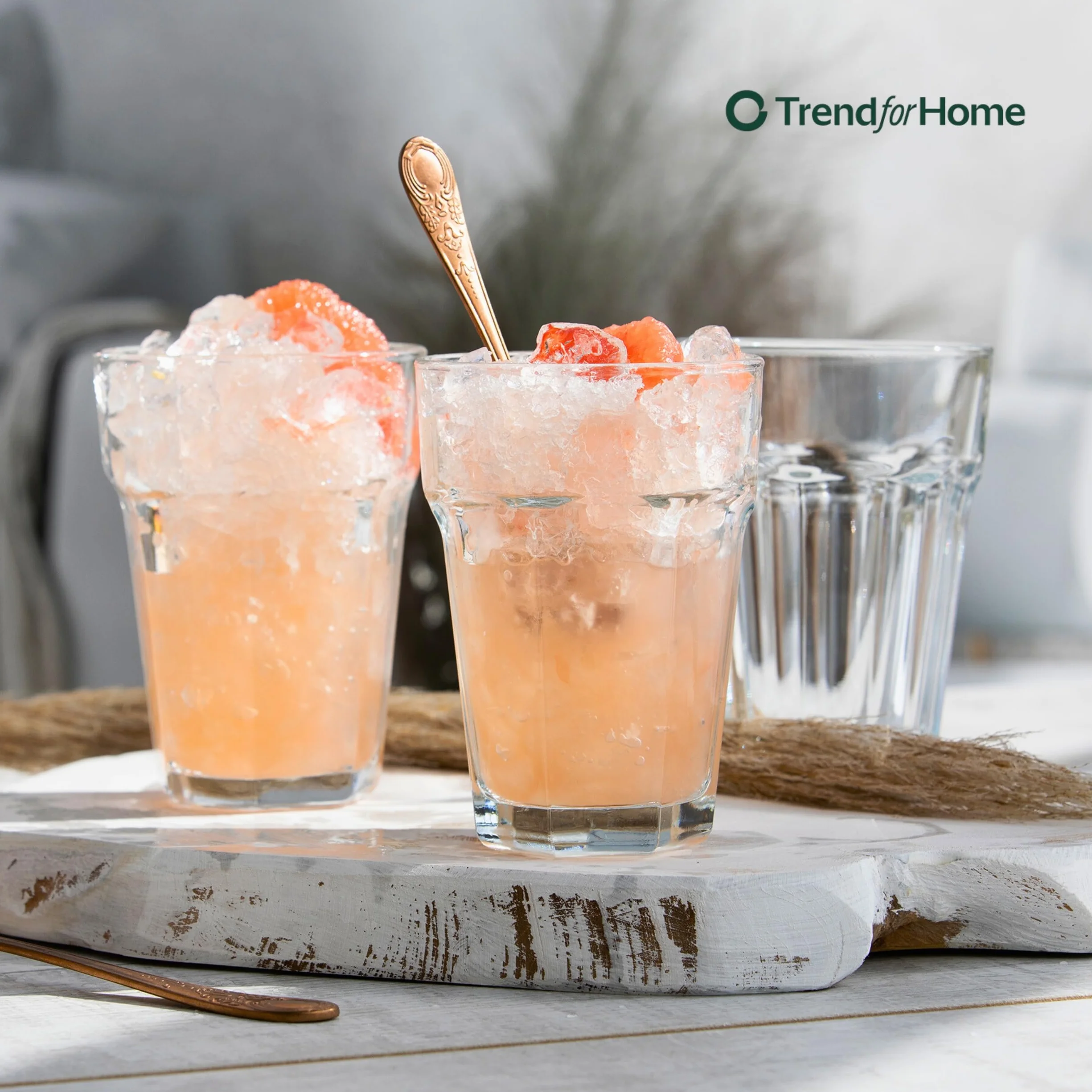 TREND FOR HOME 6 Vasos de Cristal Agua 425 ml Copas Gin Tonic Vaso Smoothie Vasos Grandes Cocktail Vasos Mojito Copas Cocktail Vidrio Transparente, Alva