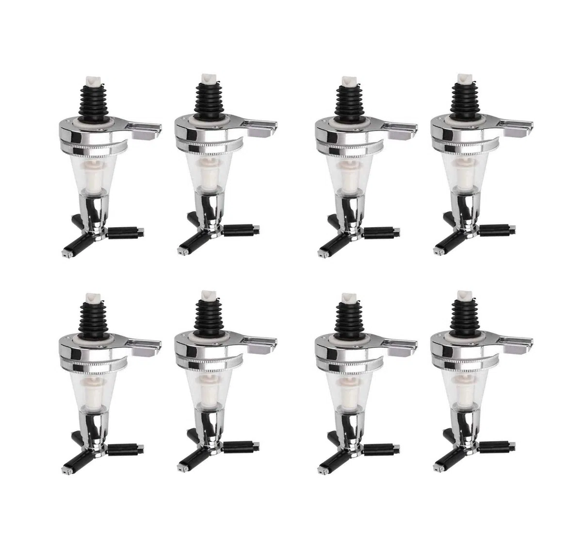 MACHSWON 8 piezas barra óptica espíritu medida pub dispensador bebida espíritu vino cóctel vertedor barra herramienta 25ml dispensador de licor
