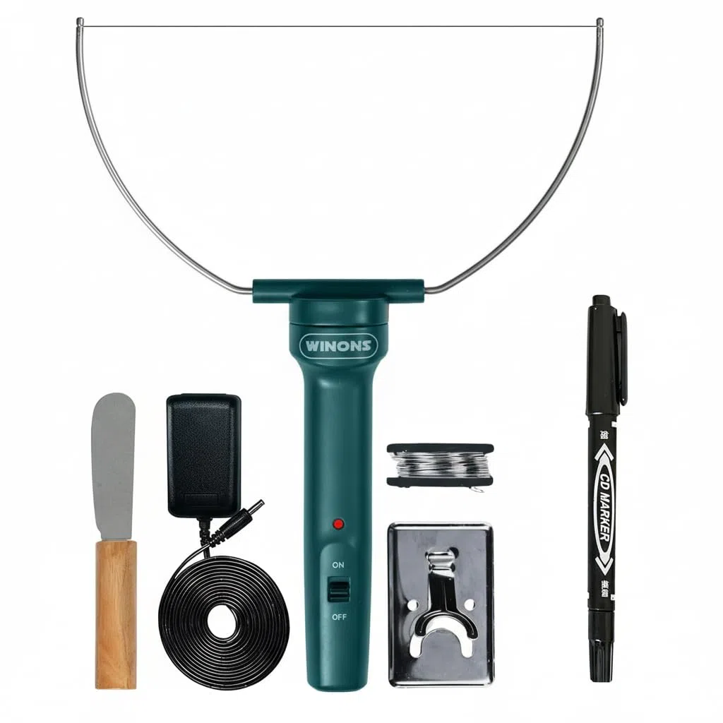 WINONS WFC-0001W Hot Wire Foam Cutter - Electric Styrofoam Tool with Marker, Spare Wire and Safety Stand