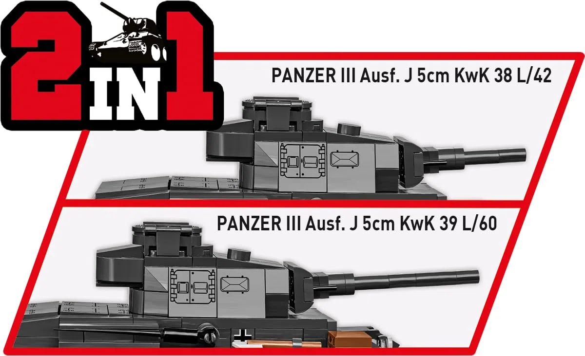 COBI Historical Collection World War II Panzer III Ausf.J 2289