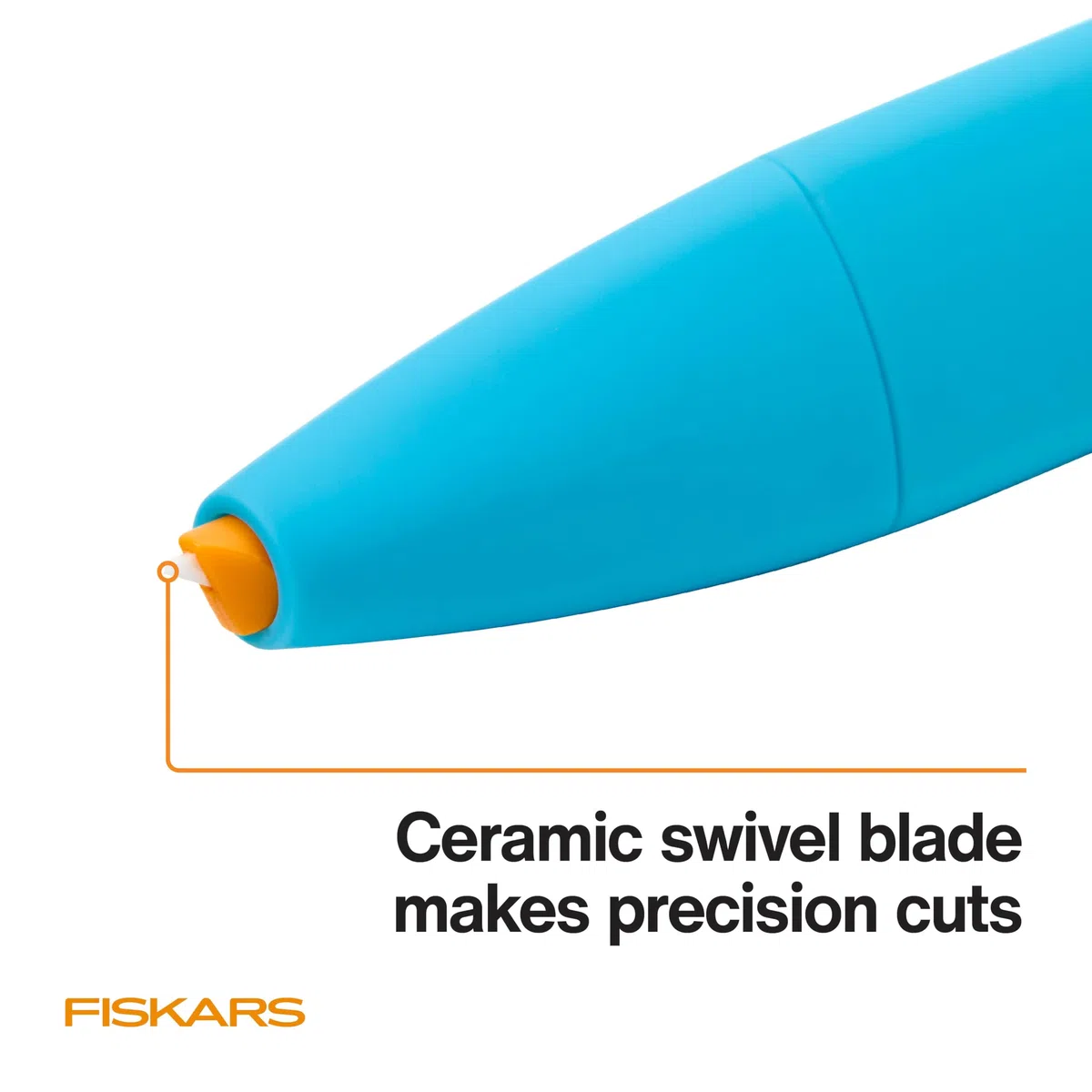 Fiskars Bolígrafo de corte y alfombrilla para niños, herramienta de corte de precisión segura con alfombrilla antideslizante plegable para manualidades y proyectos escolares
