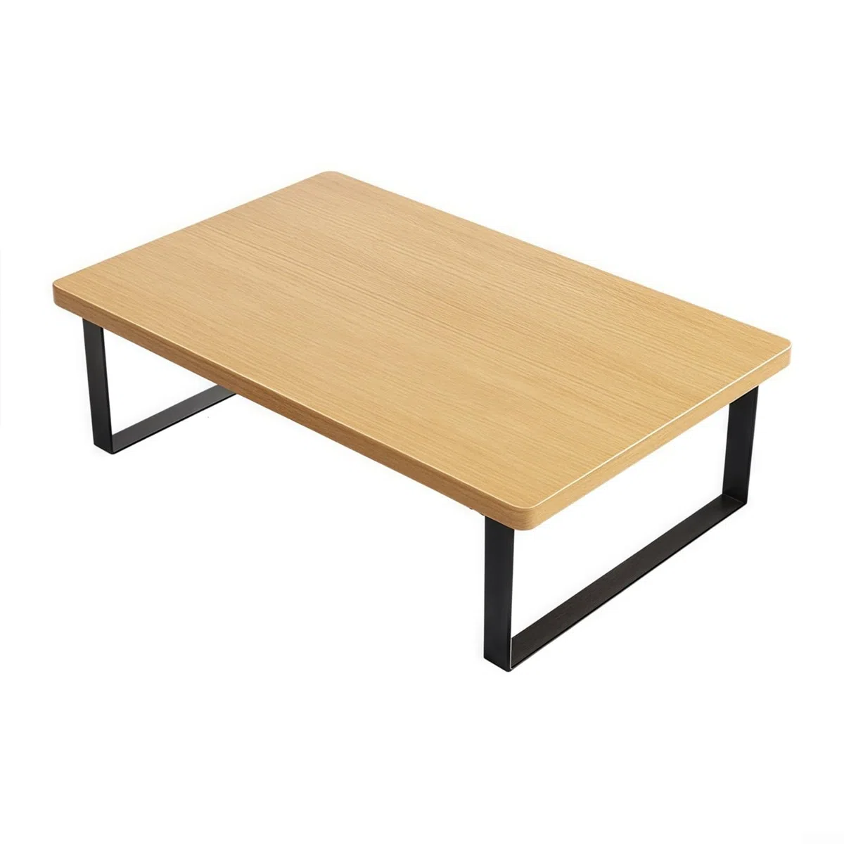 Soporte para microondas 40X30x8.5cm | Estante de metal y madera negro/blanco/amarillo | Base antideslizante, resistente para encimera de cocina, escritorio de estudio y almacenamiento