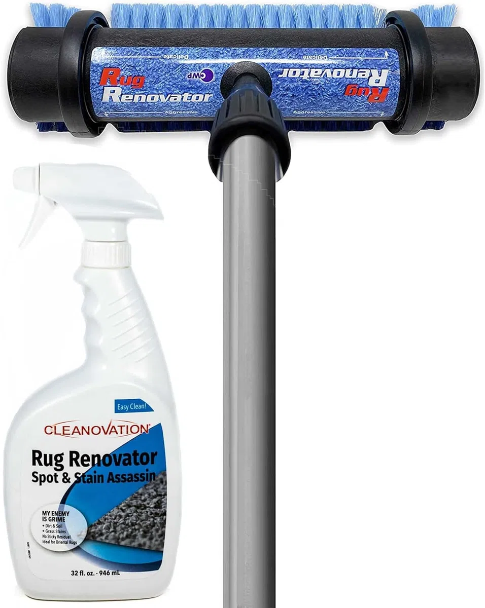 Alfombra para moqueta cepillo Kit de limpieza ~ 32 oz champú