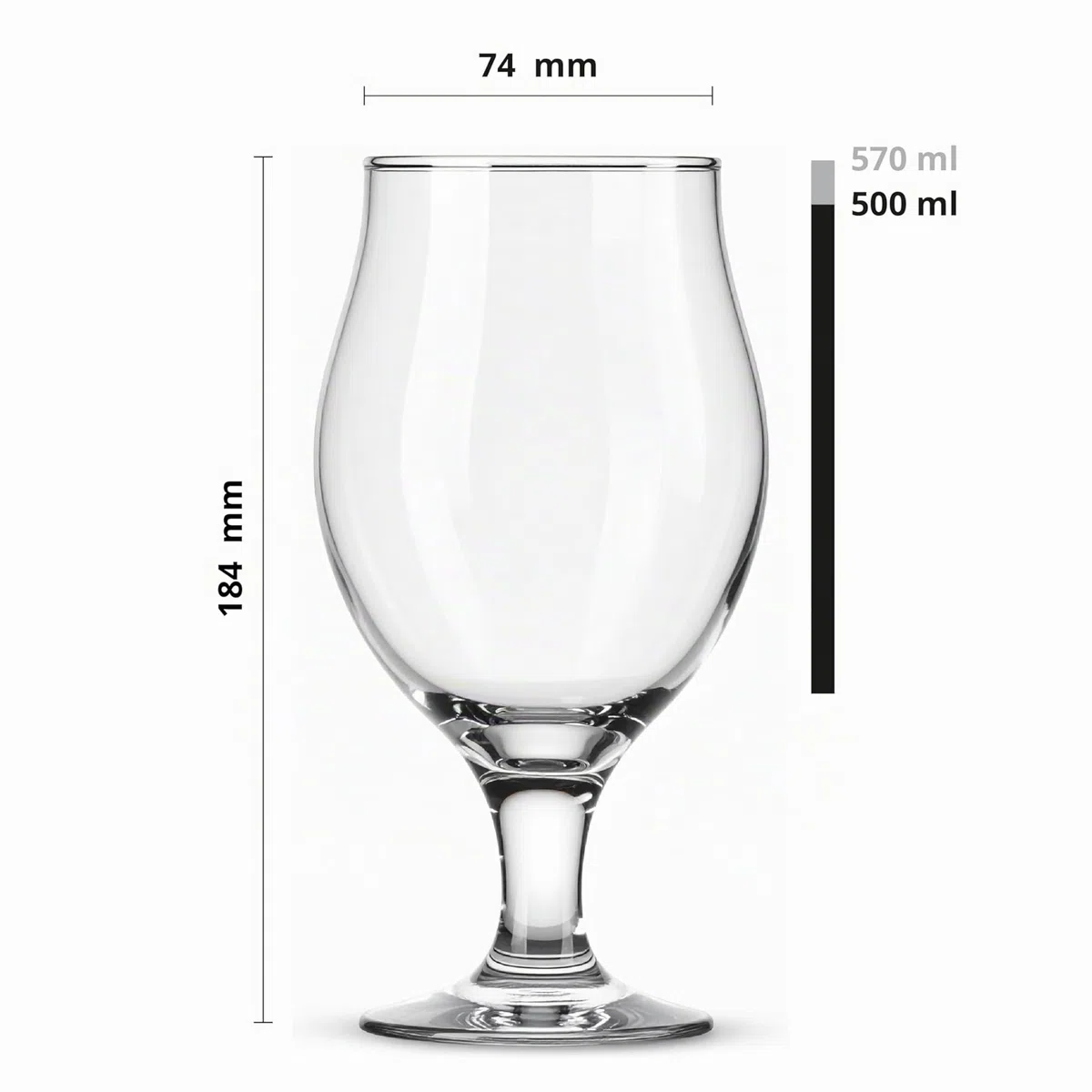 Glasmark Krosno Set De Vasos De Cerveza 0,5 Litros Vasos De Cerveza Vaso De Cerveza Vaso Para Cóctel Vasos De Cóctel Resistentes Al Lavavajillas 6 X 500Ml