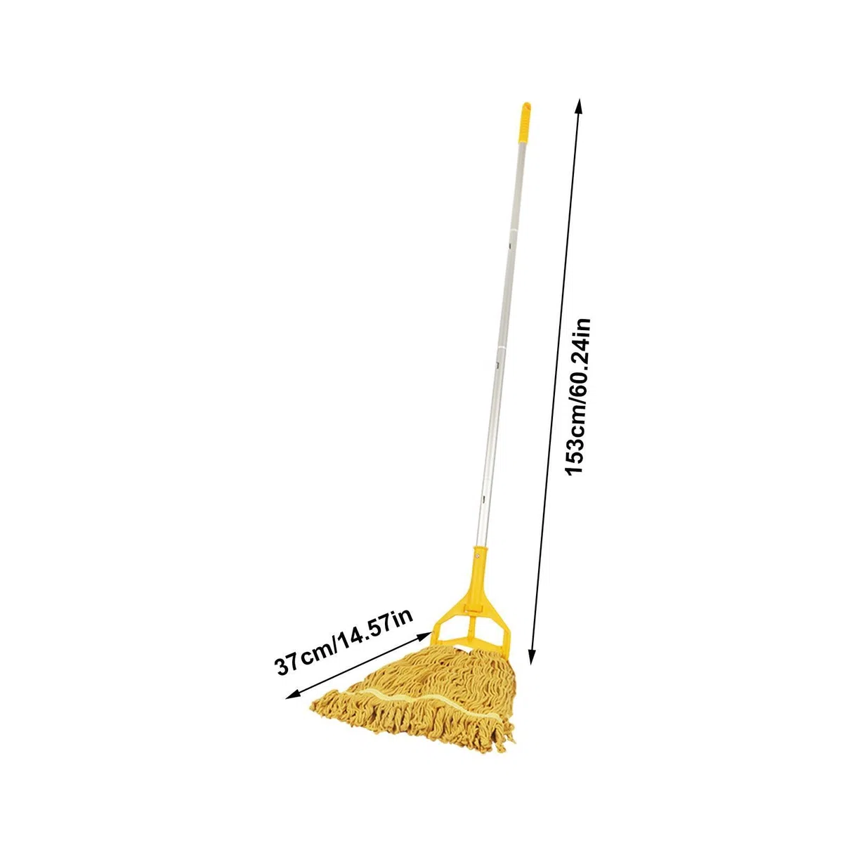 Fregona de tiras Paño barredor reutilizable de cuatro secciones | Fregonas de algodón para limpieza del suelo para Baño, Cocina, Salón, Dormitorio, Balcón, Aula, Residencia, Suelo de Madera,
