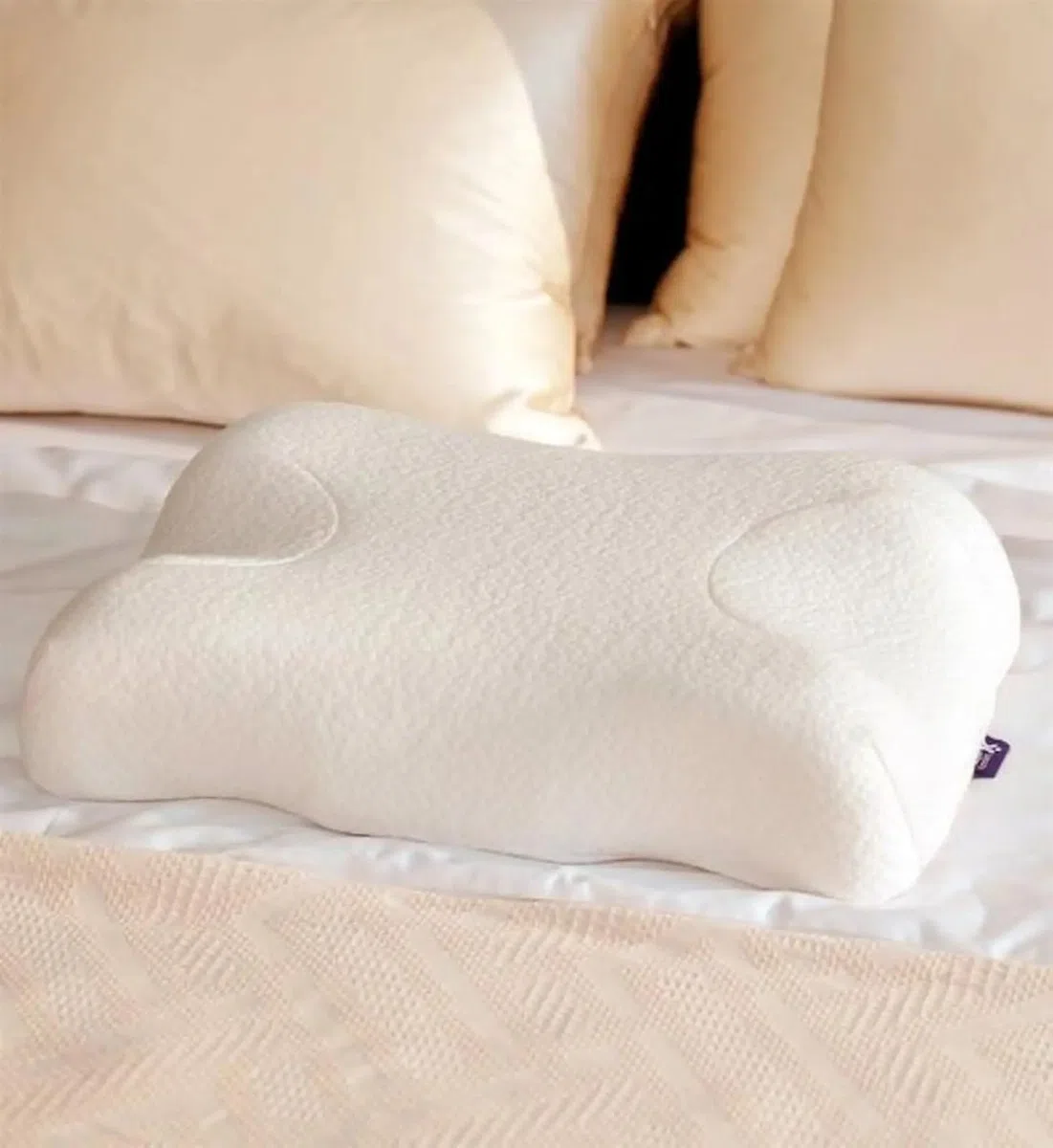 Almohada De Espuma Con Memoria Almohada De Espuma Viscoelástica Almohada De Belleza Antiarrugas, Antienvejecimiento, Espuma Viscoelástica Ortopédica, Cojín for El Cuello for Dormir, Cómodo for La Espa