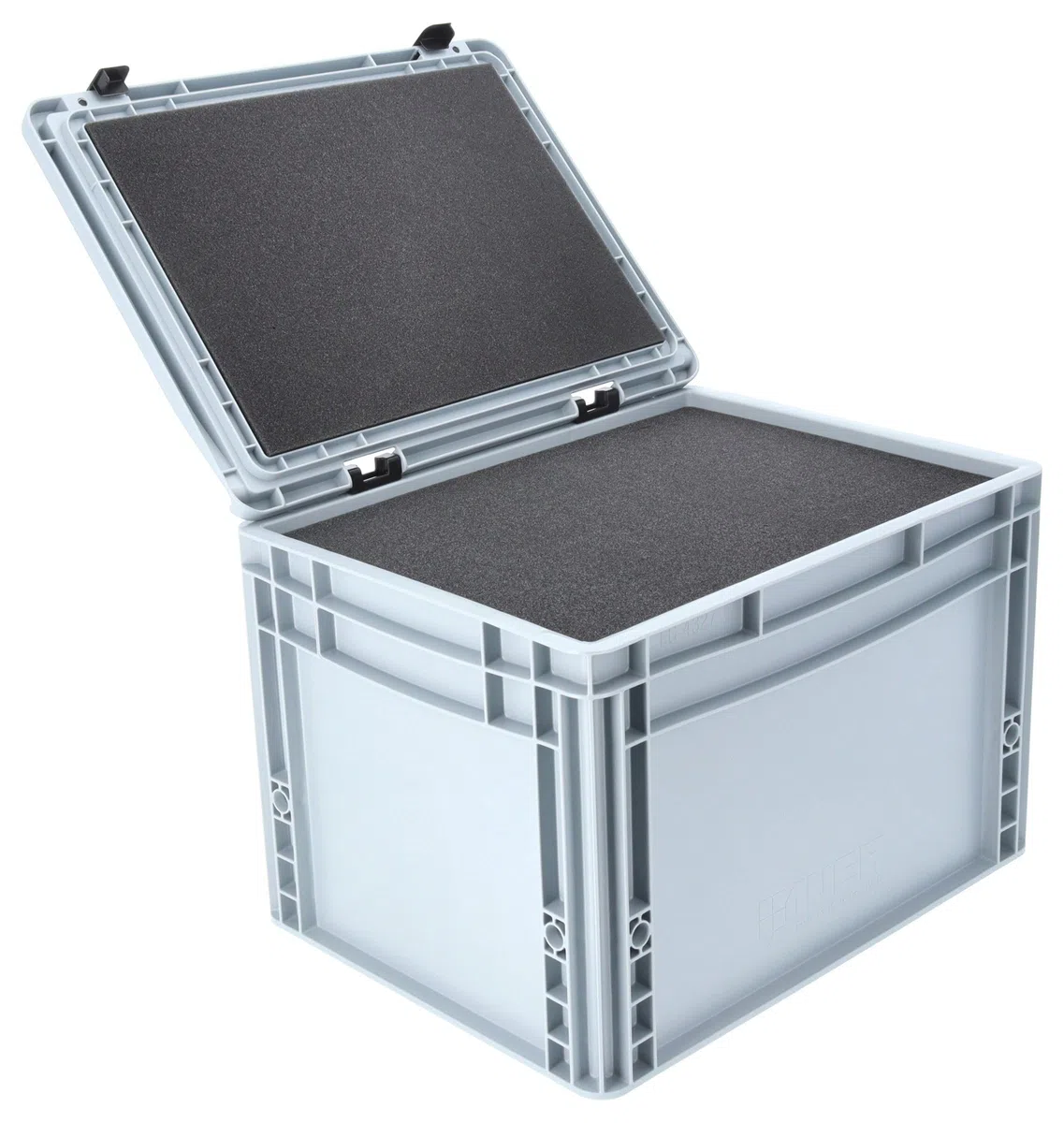 Feldherr Maletín Eurobox 40 x 30 x 28,5 cm con Tapa abatible y Espuma para Recoger y desplumar, Juego Completo para Transportar y Proteger Equipos de Forma Segura