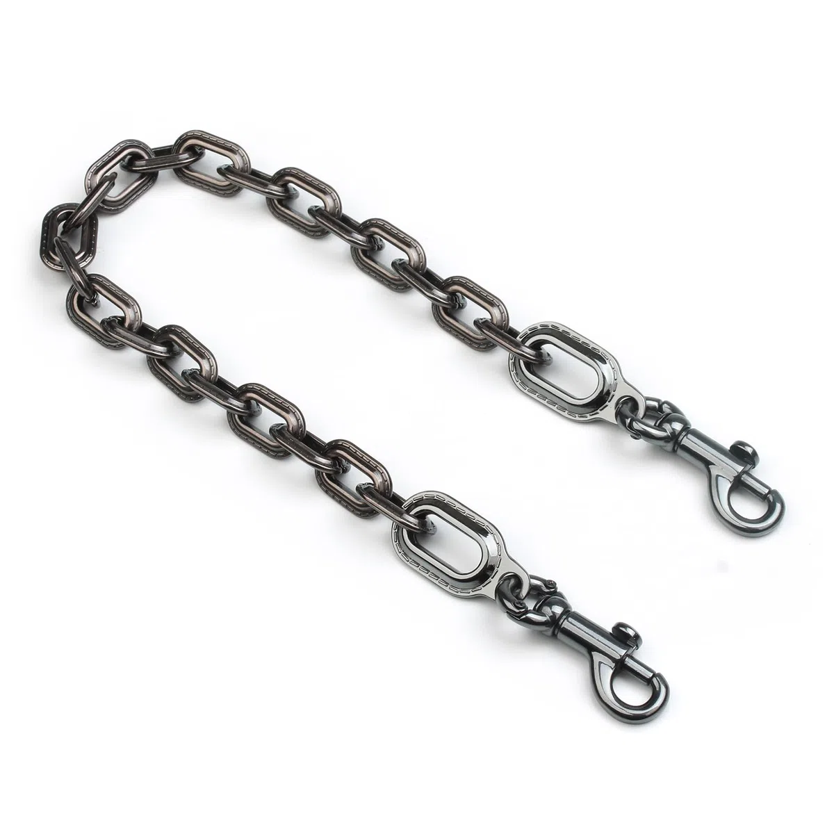 jiesinlov Correa de cadena para bolso de mano, cadenas de hierro con hebillas de metal de repuesto para bolsas de hombro (16.5 pulgadas)