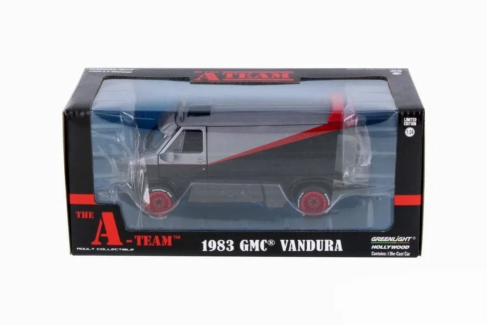Greenlight The A team 84072, Furgoneta 1983 GMC Vandura, escala 1:24, Colores aleatorias