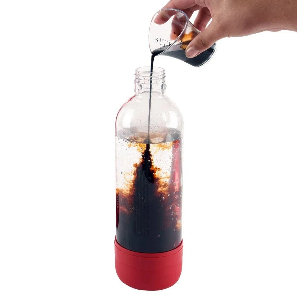 orion group Esparcidor de agua para burbujear, color rojo | Ácido carbónico para botella de sifón AquaDream