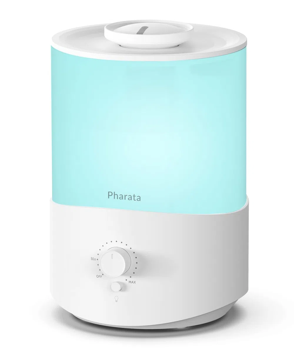 Pharata Humidificador de niebla fría de 2,5 L (blanco)