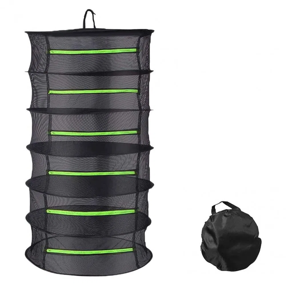Capas Neta De Secado para Hierbas Canasta Colgante Plegable Rack Seco Herbe Secado Neta De Secado Mesh para Flores Budas Organizador De Plantas