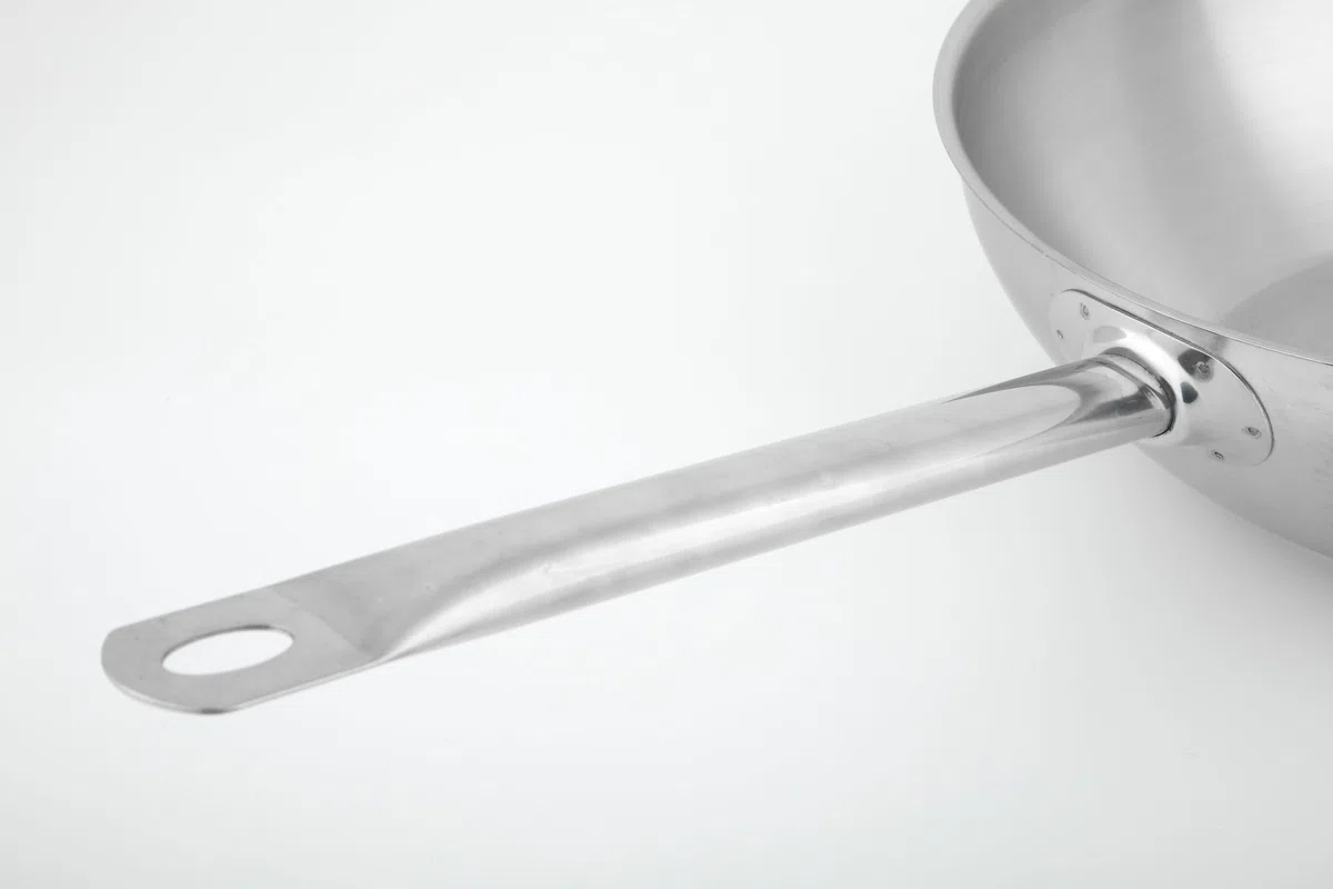 METRO Professional Sartén antiadherente de acero inoxidable, Ø 16 cm, 1 L, inducción y todos fuegos, apta horno y lavavajillas, salteados, wok, cocina