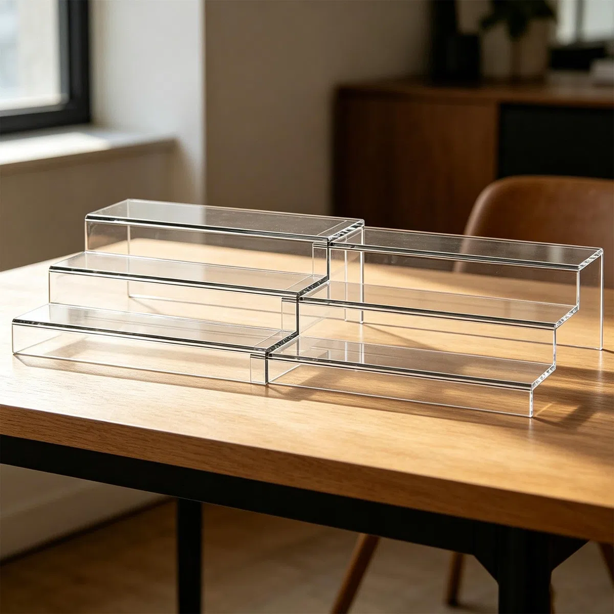 Organizador para Latas en Despensa 3 Niveles Expandible con Asas | Organizador para Conservas en Encimera Para Cocina Hogar Maquillaje Comida Condimentos y Perfume