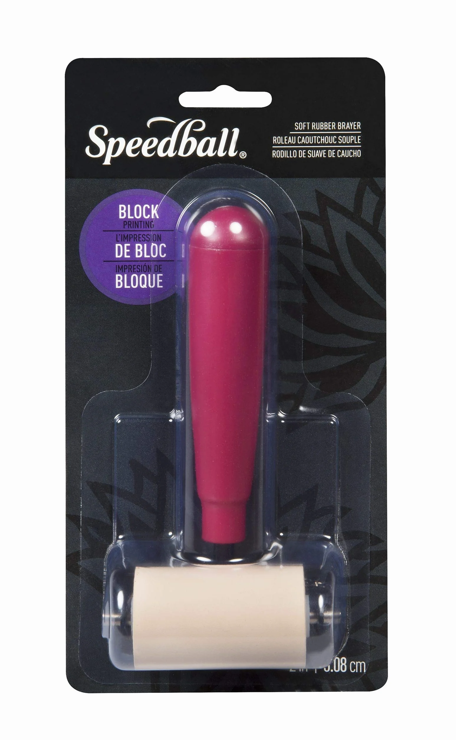 Speedball Art Products Rodillo para entintar, Goma Suave