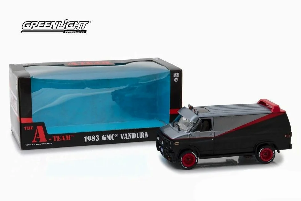 Greenlight The A team 84072, Furgoneta 1983 GMC Vandura, escala 1:24, Colores aleatorias