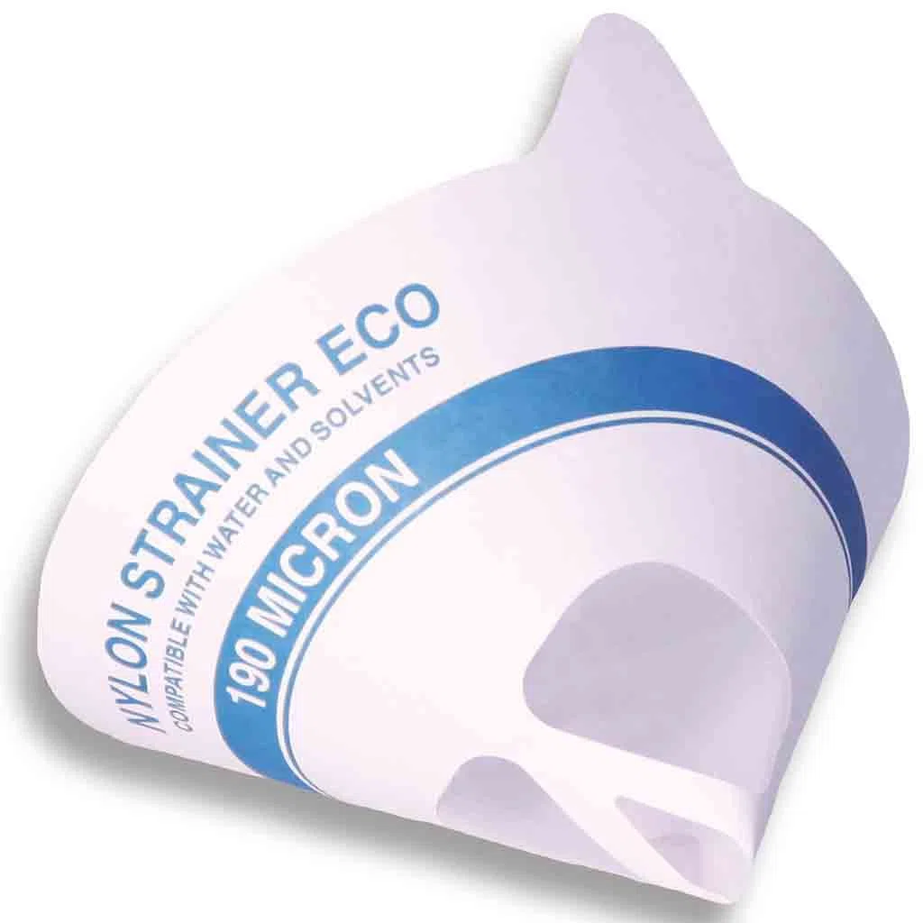 SIO 250x Coladores de Papel para Pintura con Malla Nylon 125 Micras – Filtros Desechables para Pintura Automoción – Coladores para Barniz, Imprimación y Pintura – Uso Profesional Taller