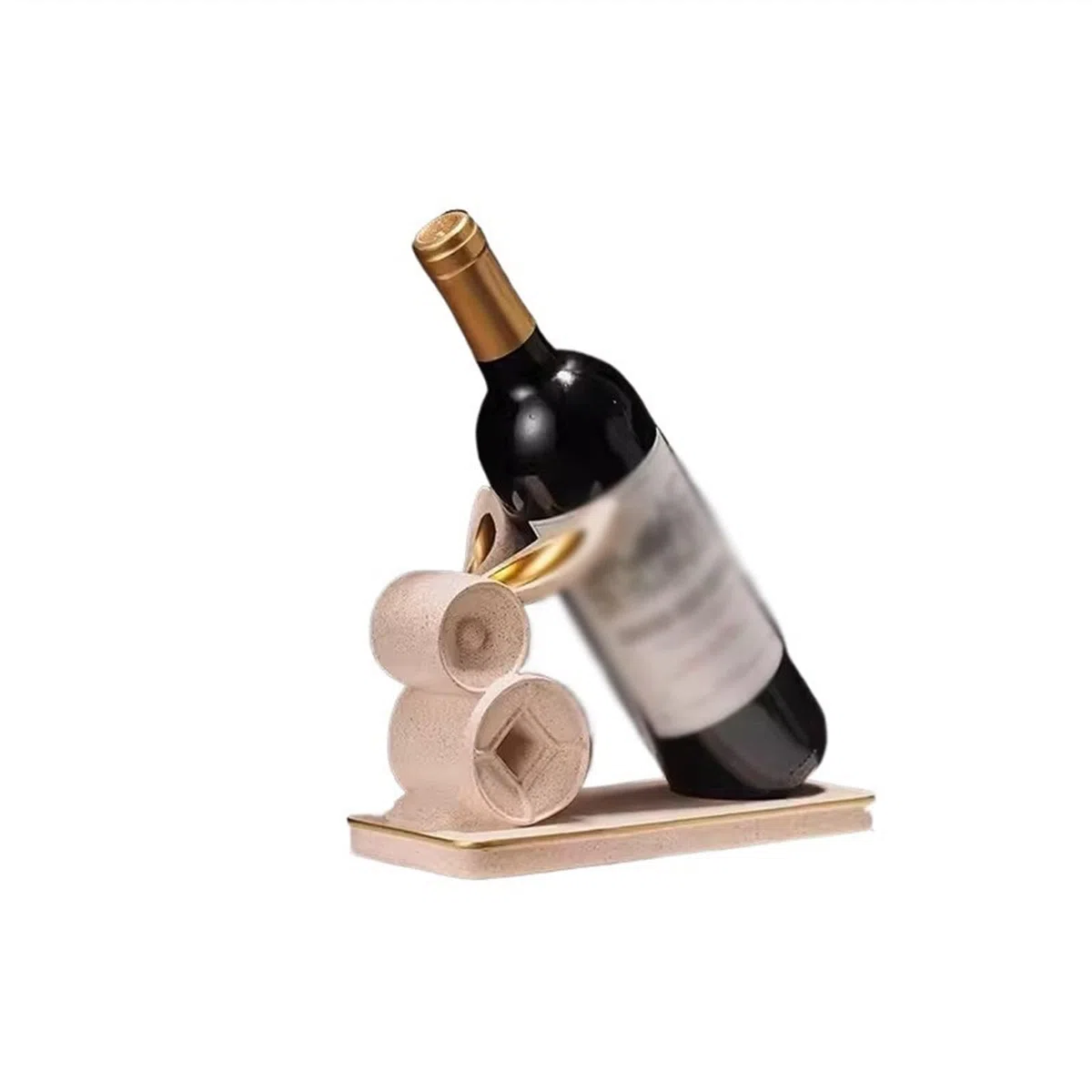 Soporte para vino Conejo Botellero Enfriador de vino Objetos decorativos Portabotellas Organizador