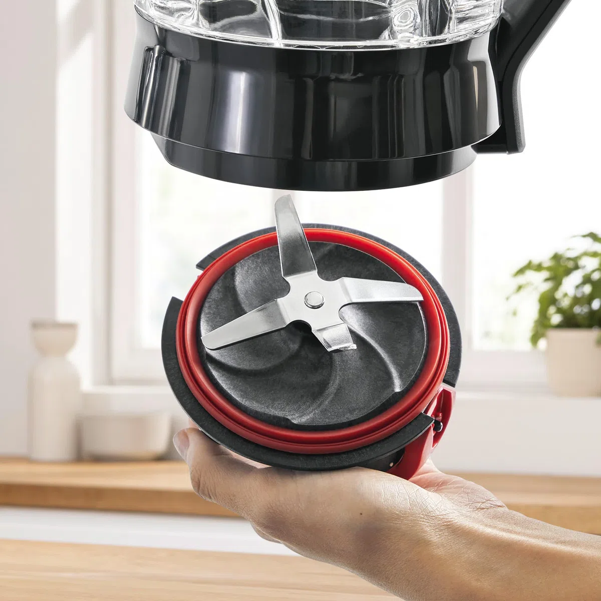 Bosch - Batidora de vaso, VitaPower, Serie 4, Jarra ThermoSafe, 1200 W, Acero, MMB6172S